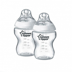 Бутылочки для кормления с антиколиковым клапаном, 260 мл, 2 шт. (Tommee Tippee, 42252042st)